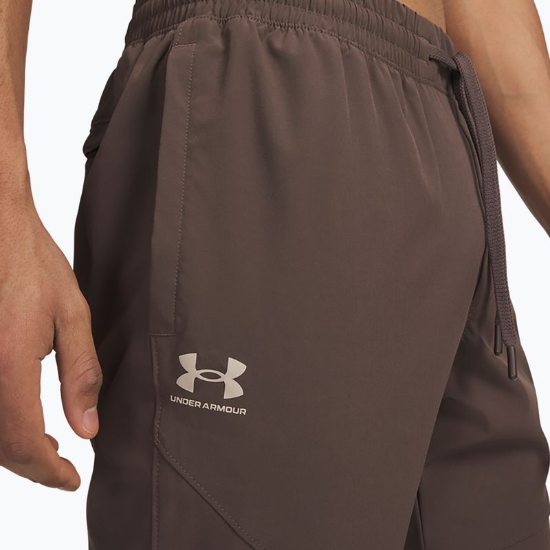 Férfi nadrág Under Armour Vibe Woven Jogger peppercorn/highland buff 4
