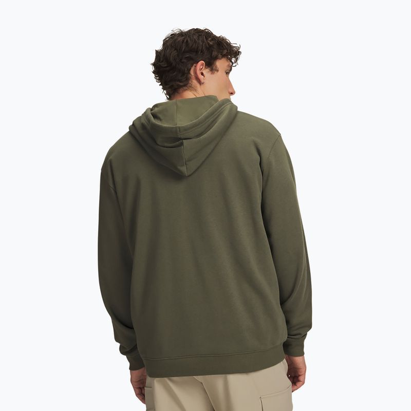 Férfi pulóver Under Armour Rival Fleece Full Zip marine od green/white 2