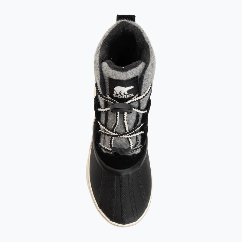 Gyerek hótaposó Sorel Out N About IV Chillz Waterproof black/chalk 5