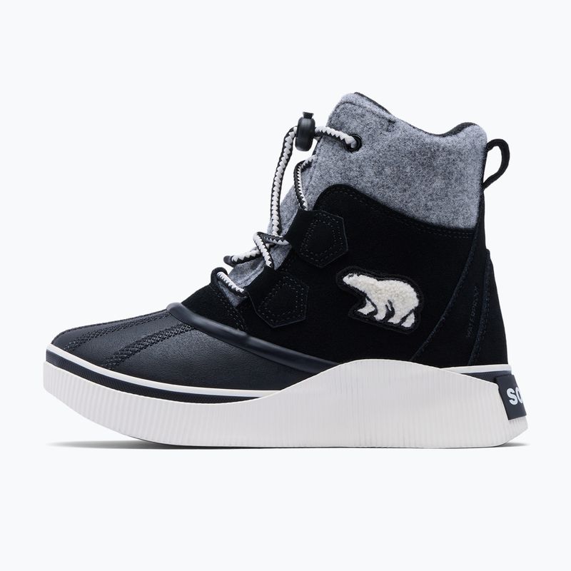 Gyerek hótaposó Sorel Out N About IV Chillz Waterproof black/chalk 3