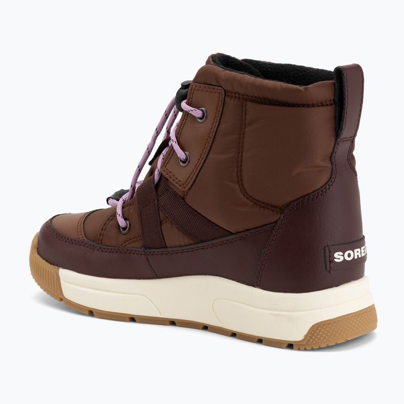 Gyerek hótaposó Sorel Whitney III Mid Wp dark auburn/red 3