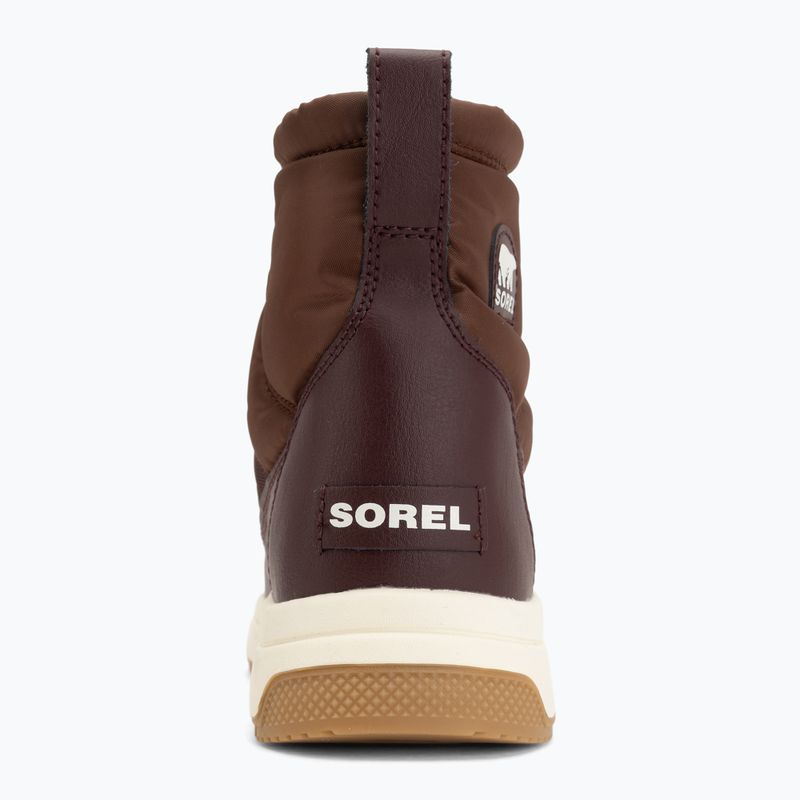 Gyerek hótaposó Sorel Whitney III Mid Wp dark auburn/red 6