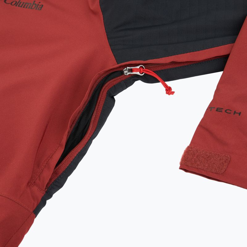 Férfi síkabát Columbia Iceberg Point II red oxide/black 5