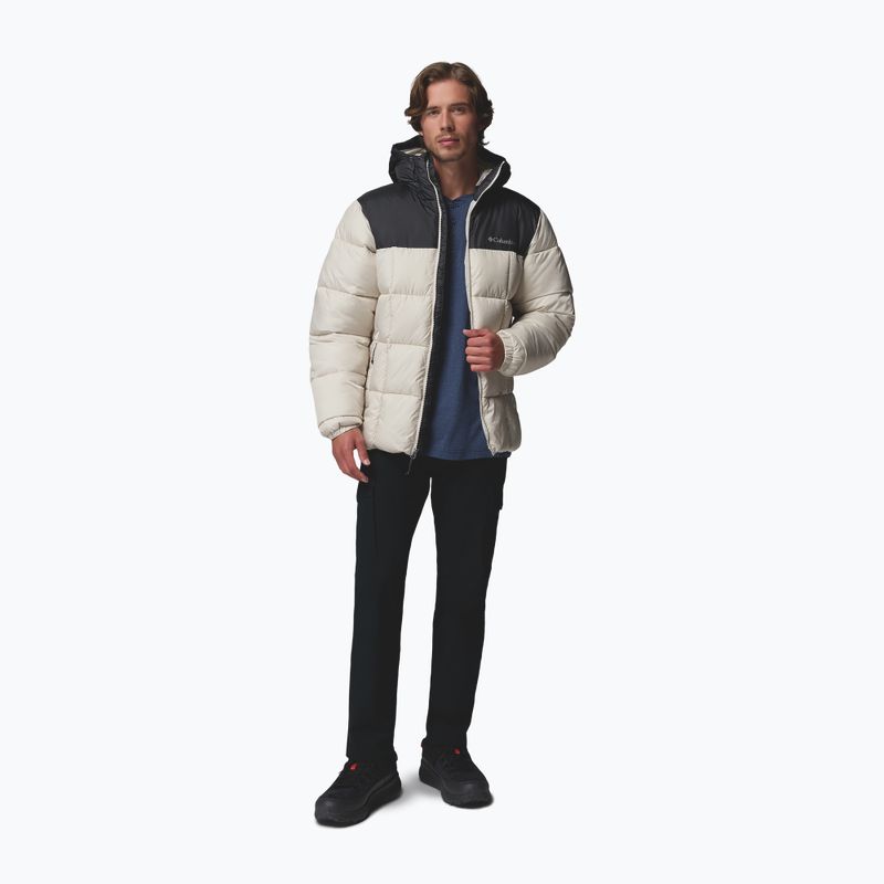 Férfi bélelt kabát Columbia Puffect IV Hooded dark stone/shark 2