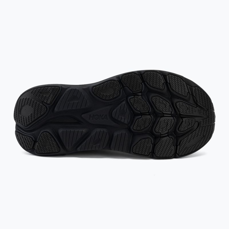 Női futópulóver HOKA Clifton 11 Wide black/black 4