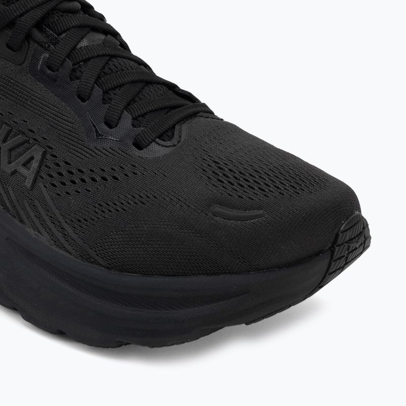 Női futópulóver HOKA Clifton 11 Wide black/black 7