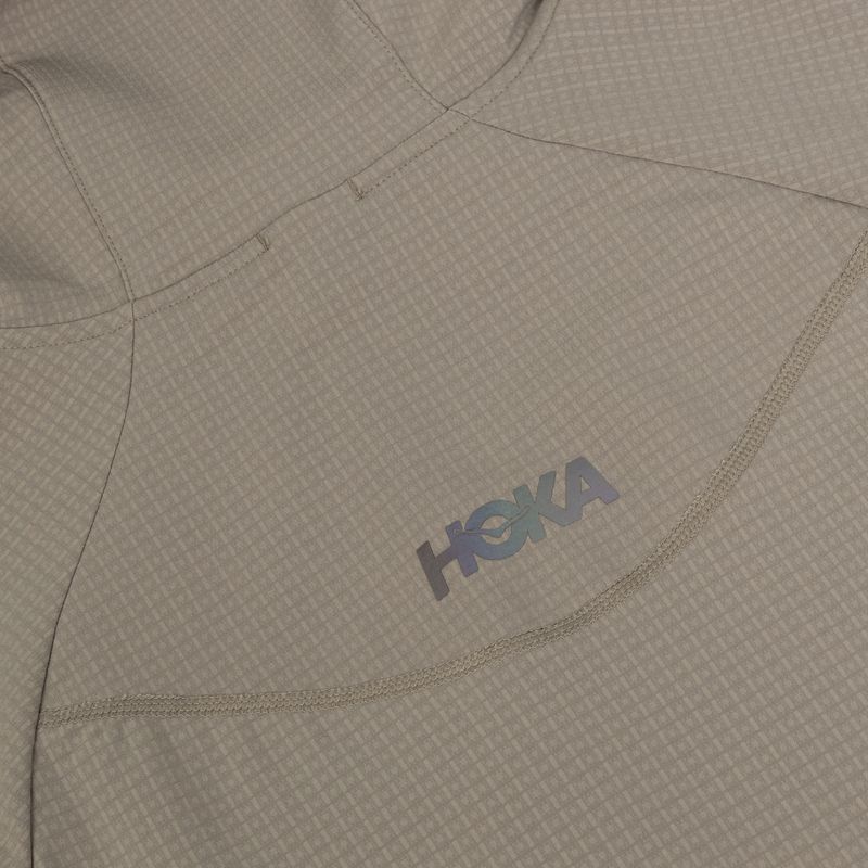 Férfi futókabát HOKA Sky Glow Half Zip pebble grey 4