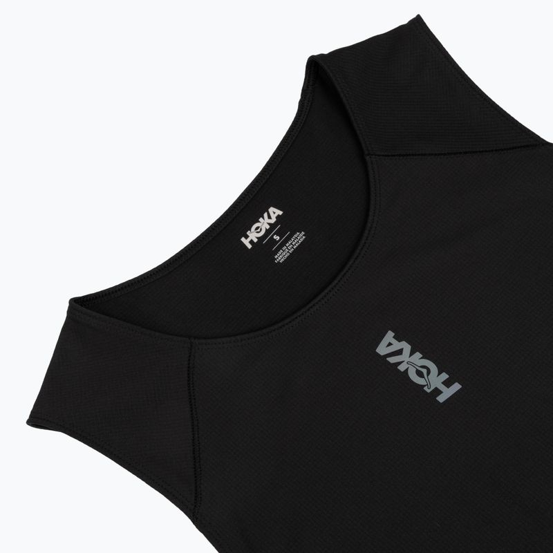 Férfi futó póló HOKA EveryRun Tank black 3