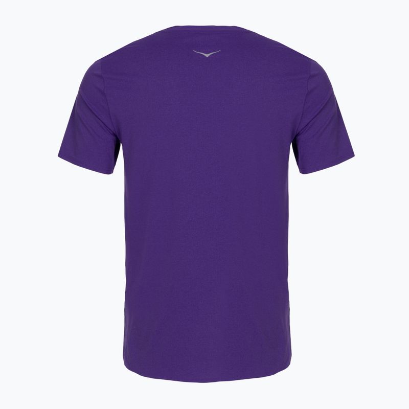 Férfi futó póló HOKA EveryRun Short Sleeve cosmic purple 2