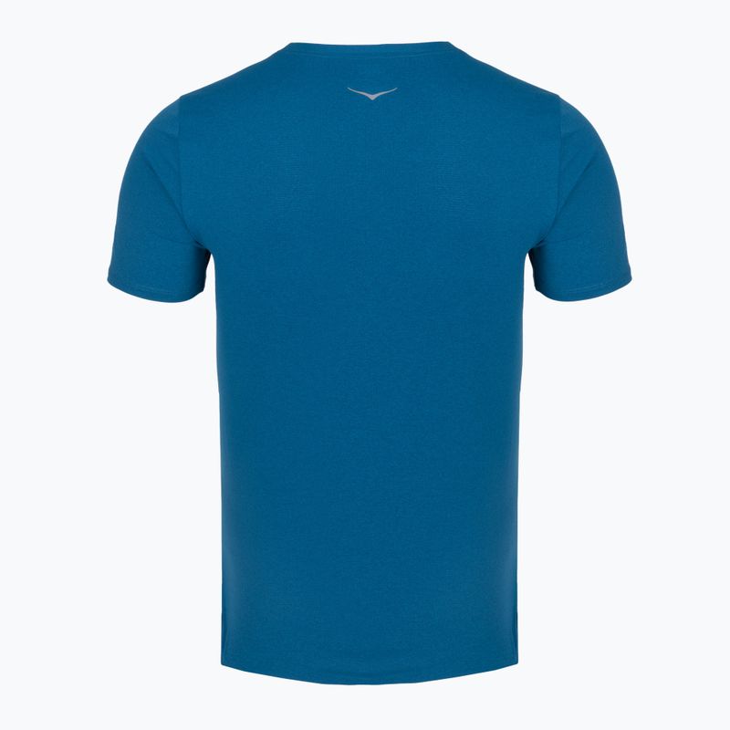 Férfi futó póló HOKA EveryRun Short Sleeve night glow blue 2