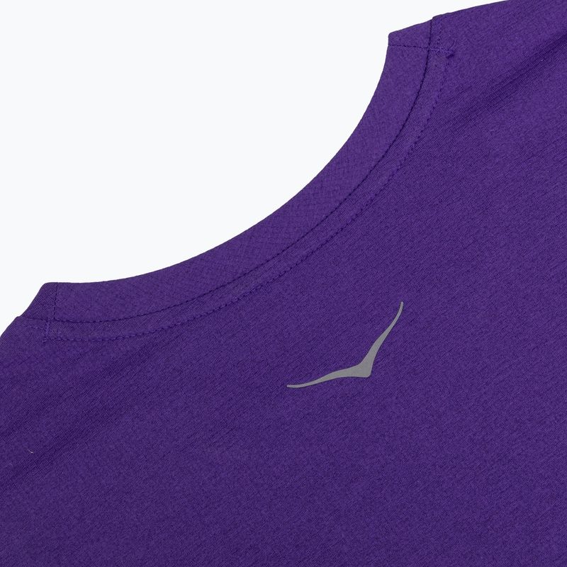 Női futó póló HOKA EveryRun Short Sleeve cosmic purple 4