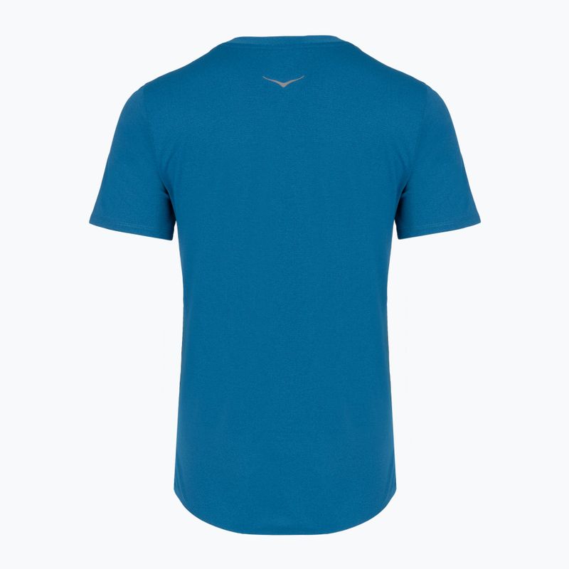 Női futó póló HOKA EveryRun Short Sleeve night glow blue 2