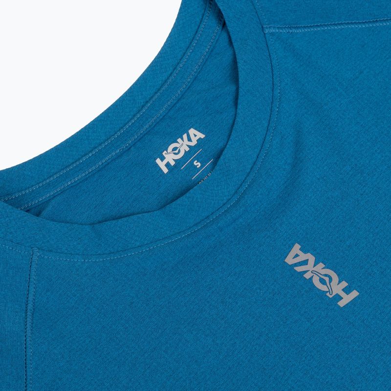 Női futó póló HOKA EveryRun Short Sleeve night glow blue 3