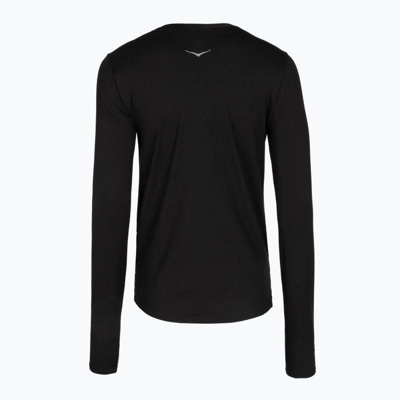 Női hosszú ujjú póló futáshoz HOKA EveryRun Long Sleeve black 2