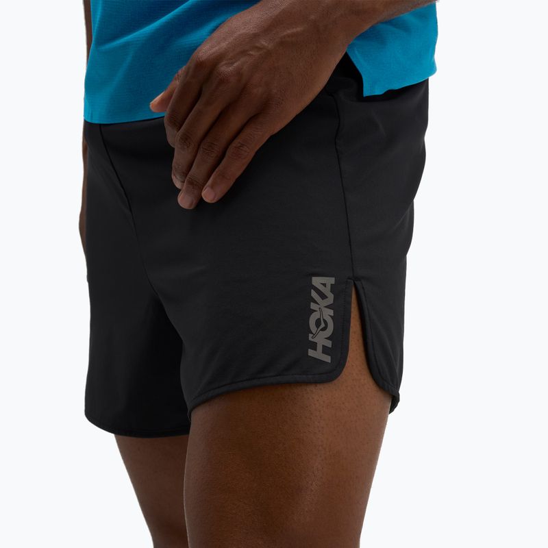 Férfi futónadrág HOKA Glide Short 5" Brief black 5