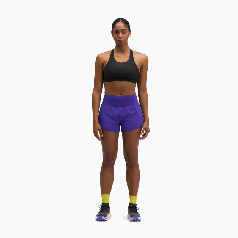 Női futónadrág HOKA Glide Short 3.5" Brief cosmic purple 2