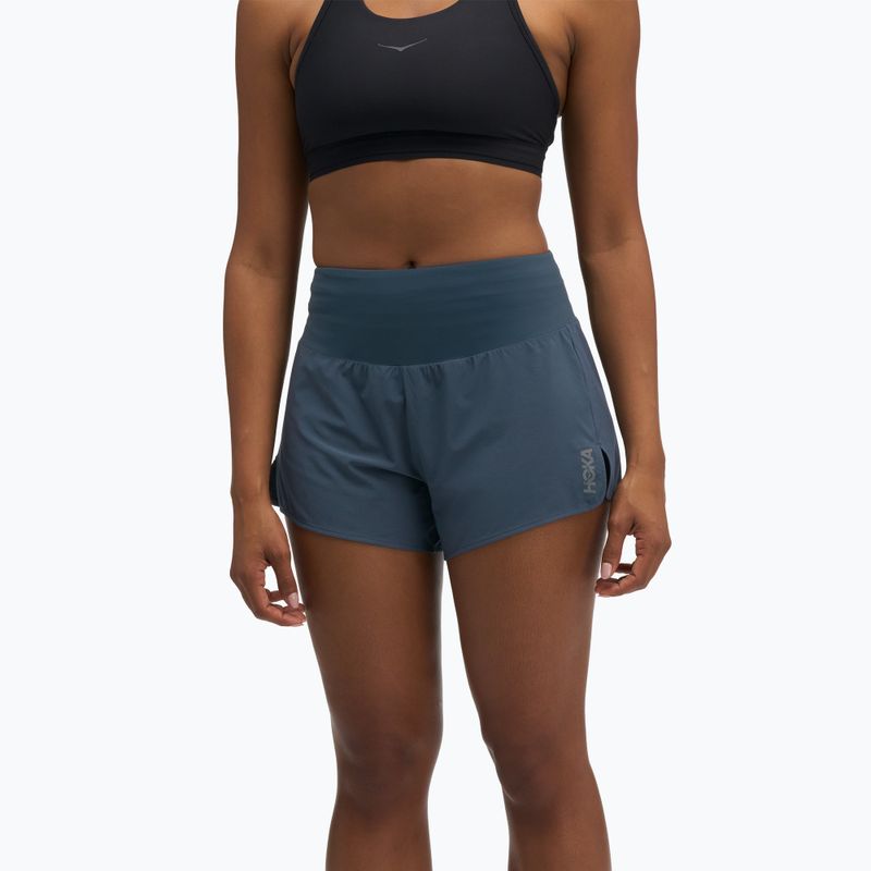 Női futónadrág HOKA Glide Short 3.5" Brief varsity navy