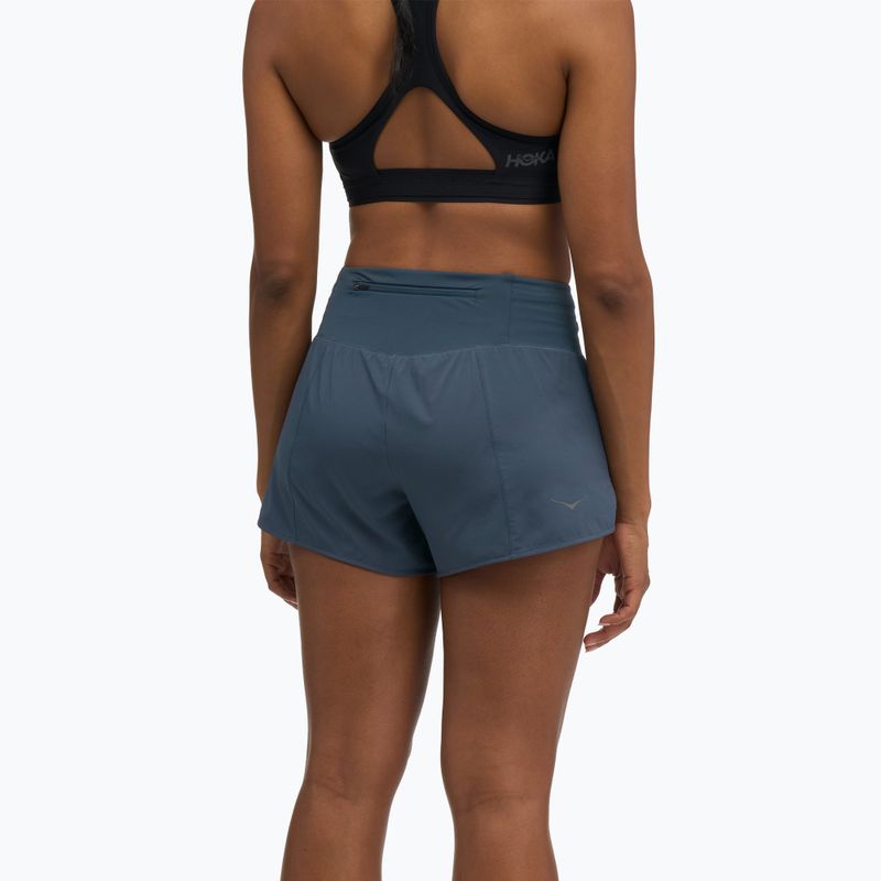 Női futónadrág HOKA Glide Short 3.5" Brief varsity navy 3