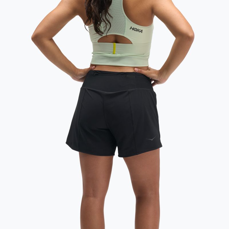 Női futónadrág HOKA Glide Short 5" 2in1 black 3