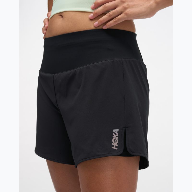 Női futónadrág HOKA Glide Short 5" 2in1 black 5