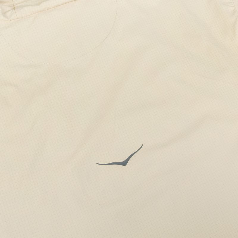 Női futókabát HOKA Skyflow Wind Jacket oat milk 4