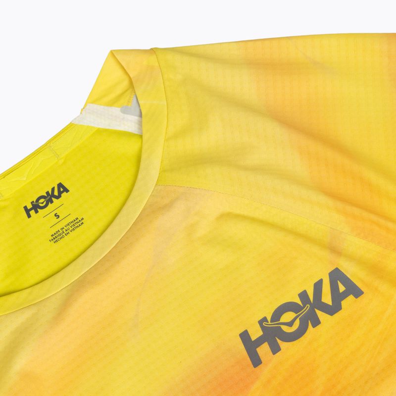 Férfi futó póló HOKA Race Day Short Sleeve TR PRT hoka citrus print 3