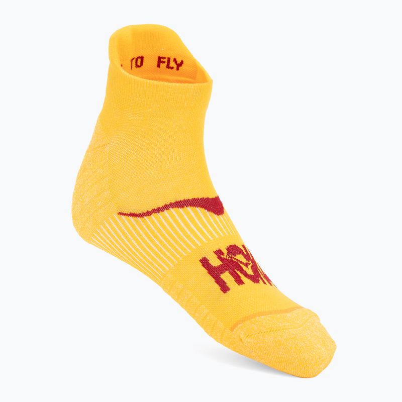 Zokni HOKA No-Show Run Sock 3-pack egg yolk/cerise/virtual violet 4