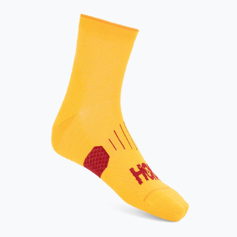 Zokni HOKA Quarter Run Sock 3-Pack egg yolk/cerise/virtual violet 4
