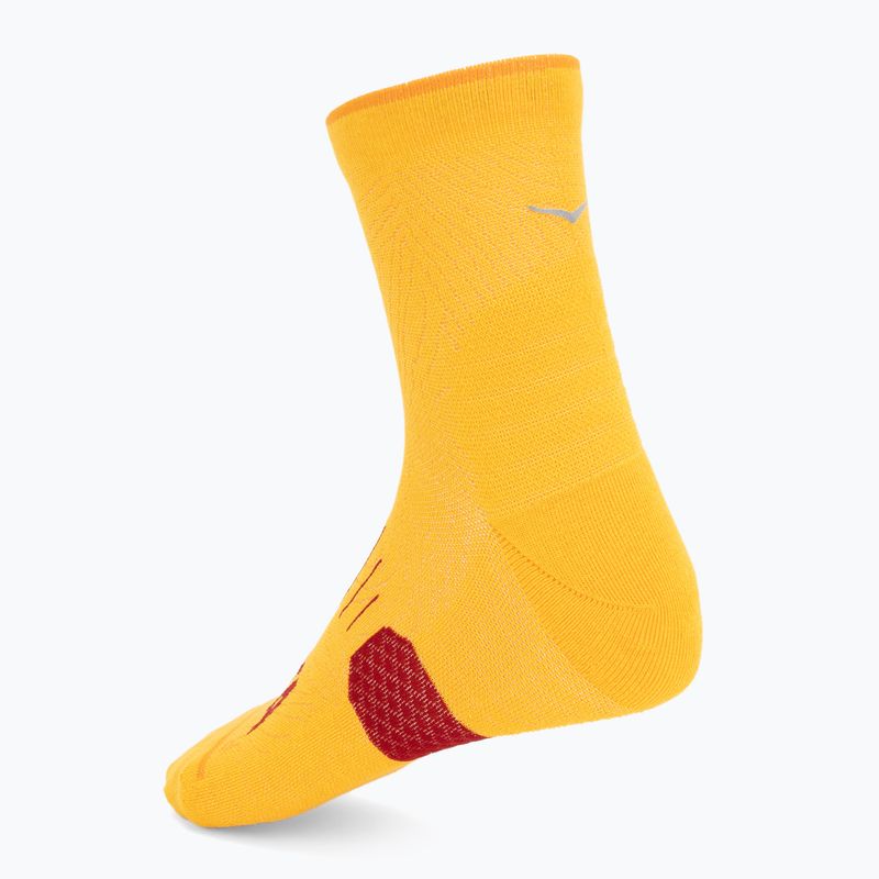 Zokni HOKA Quarter Run Sock 3-Pack egg yolk/cerise/virtual violet 5