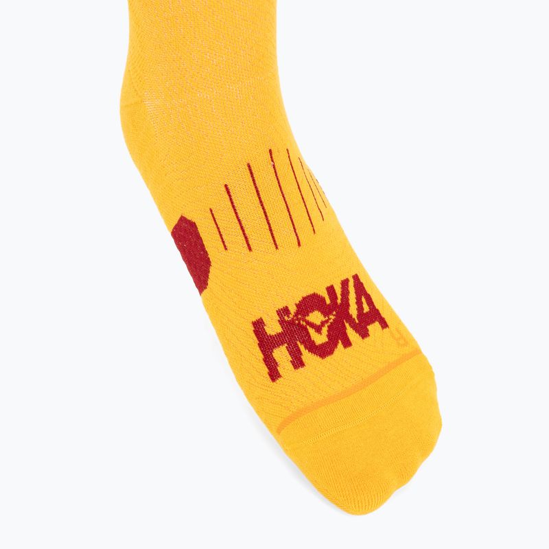 Zokni HOKA Quarter Run Sock 3-Pack egg yolk/cerise/virtual violet 6
