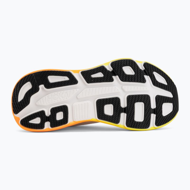Férfi futócipők HOKA Bondi 9 white/neon tangerine 4
