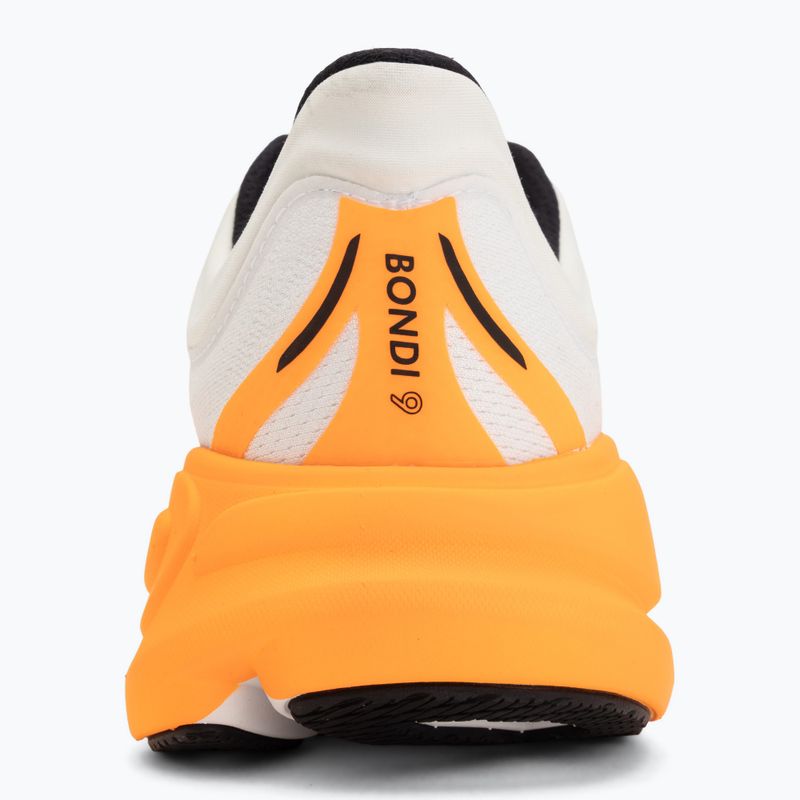 Férfi futócipők HOKA Bondi 9 white/neon tangerine 6