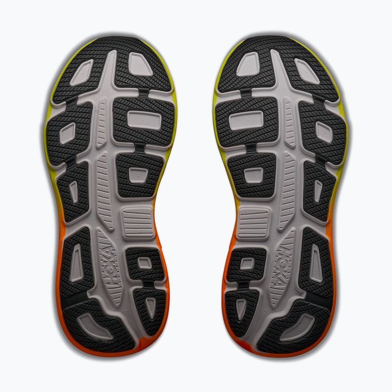 Férfi futócipők HOKA Bondi 9 white/neon tangerine 6