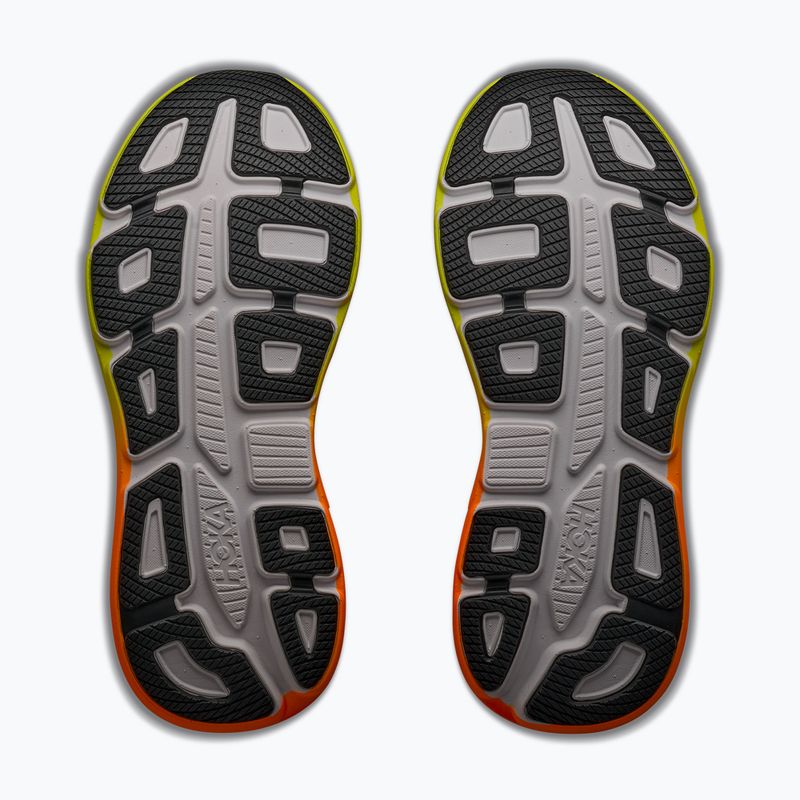 Férfi futócipők HOKA Bondi 9 Wide white/neon tangerine 6