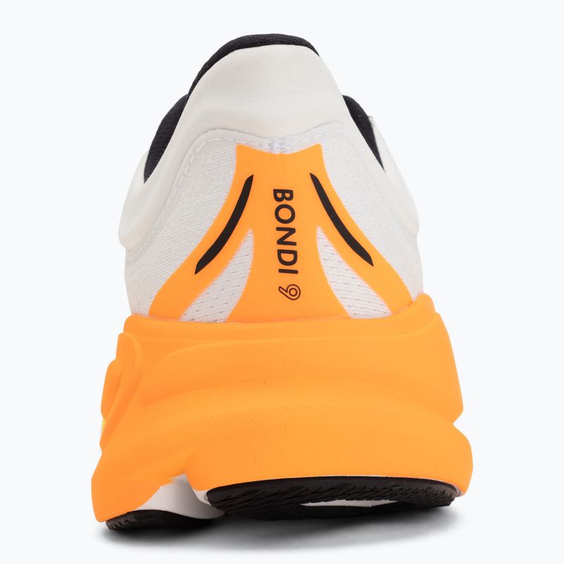 Férfi futócipők HOKA Bondi 9 Wide white/neon tangerine 6