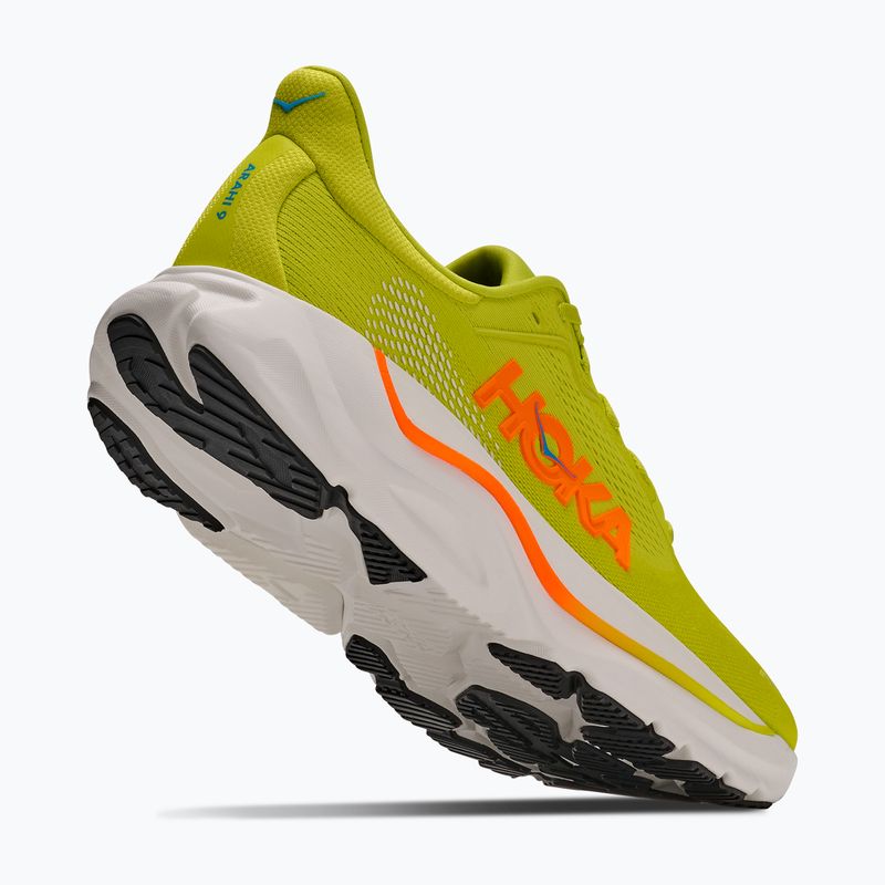Férfi futócipők HOKA Arahi 9 Wide hoka citrus/neon tangerine 3