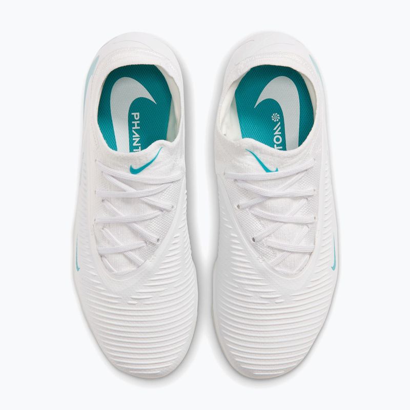 Gyermek focicipők Nike Phantom 6 Low Pro Jr FG/MG white/white/dusty cactus 4