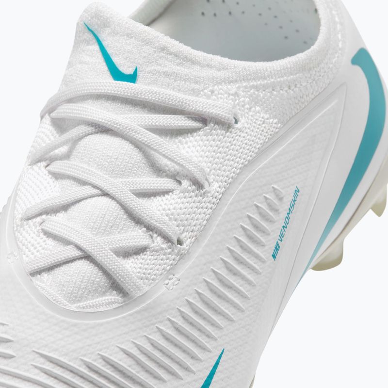 Gyermek focicipők Nike Phantom 6 Low Pro Jr FG/MG white/white/dusty cactus 7