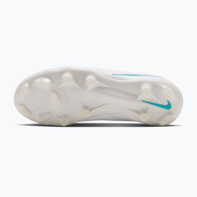 Gyermek focicipők Nike Phantom 6 Low Pro Jr FG/MG white/white/dusty cactus 9