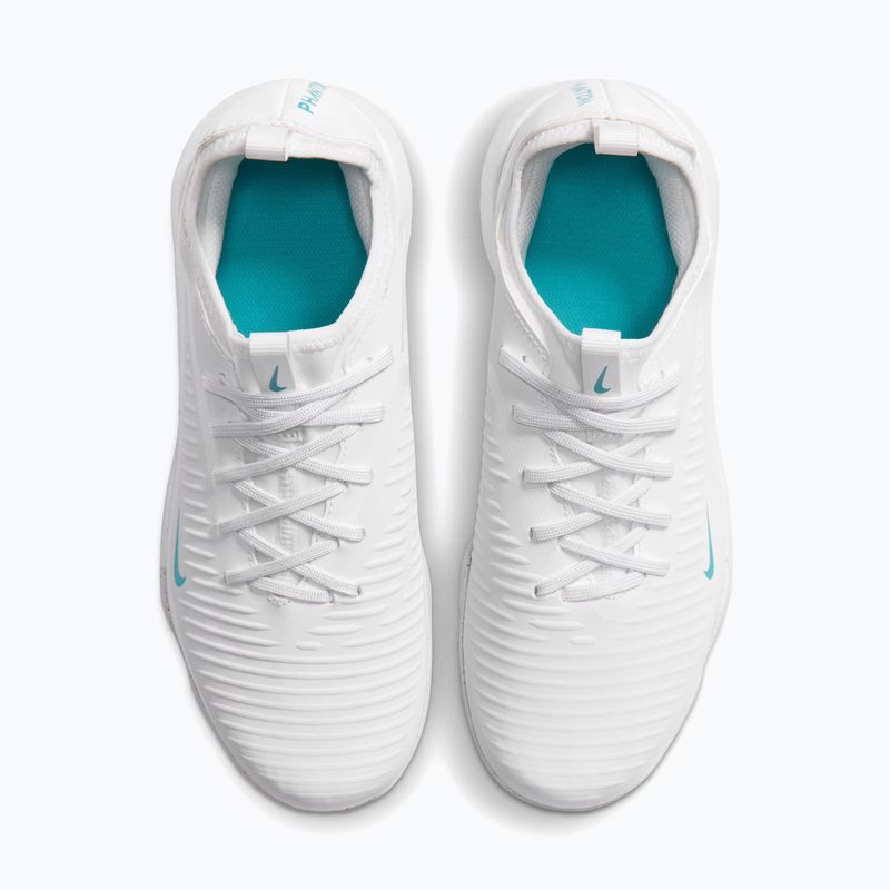 Gyermek focicipők Nike Phantom 6 Low Academy Jr TF white/white/dusty cactus 3