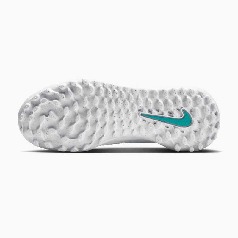 Gyermek focicipők Nike Phantom 6 Low Academy Jr TF white/white/dusty cactus 4