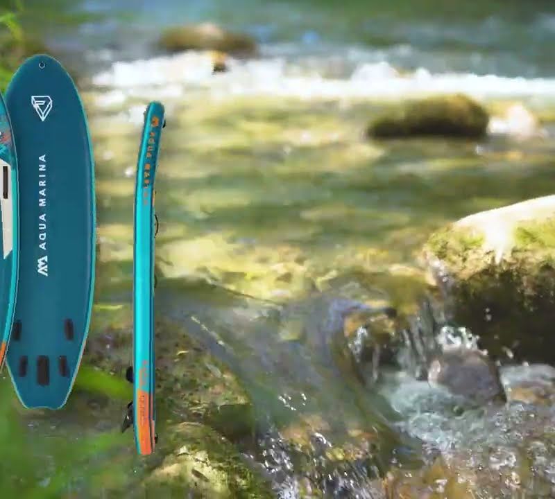 SUP Aqua Marina Rapid - Fehér víz iSUP, 2.89m/15cm kék BT-22RP 19