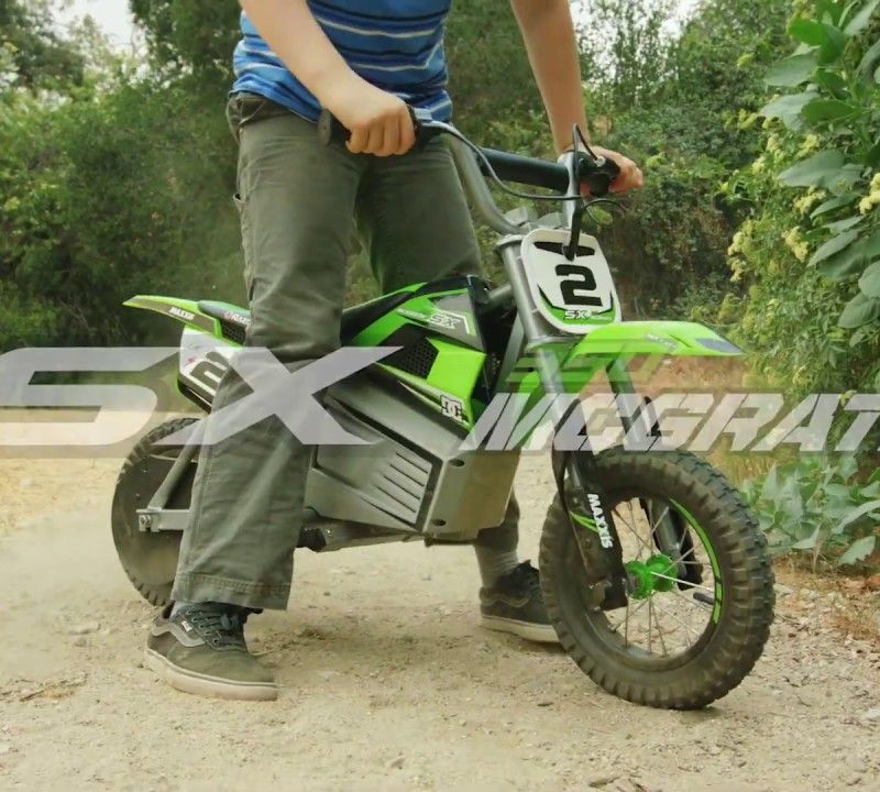 Elektromos gyermek motorkerékpár Razor SX350 Dirt Rocket McGrath zöld 15173834 10