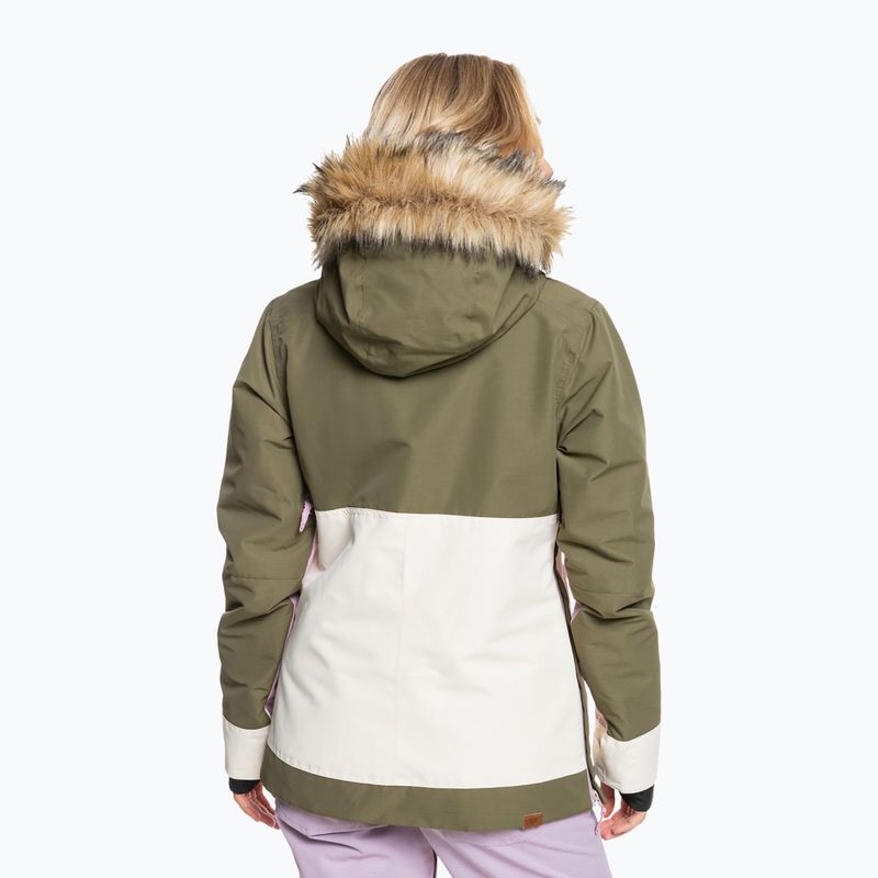 Női snowboard kabát ROXY Shelter 2021 green 3