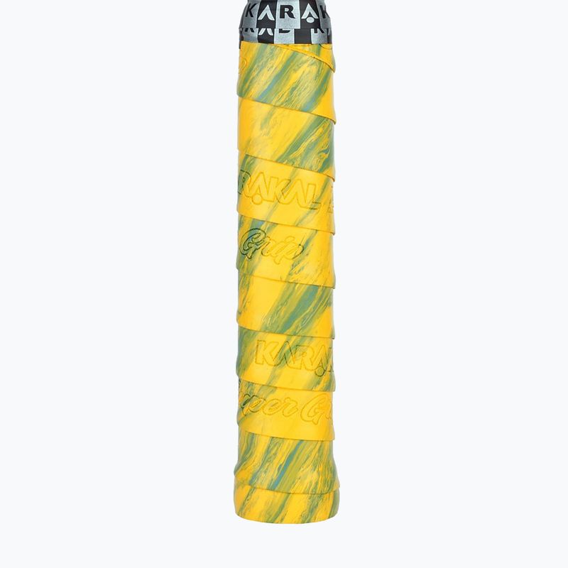 Grip squash ütőhöz Karakal Pu Super Grip Multi yellow / green 2