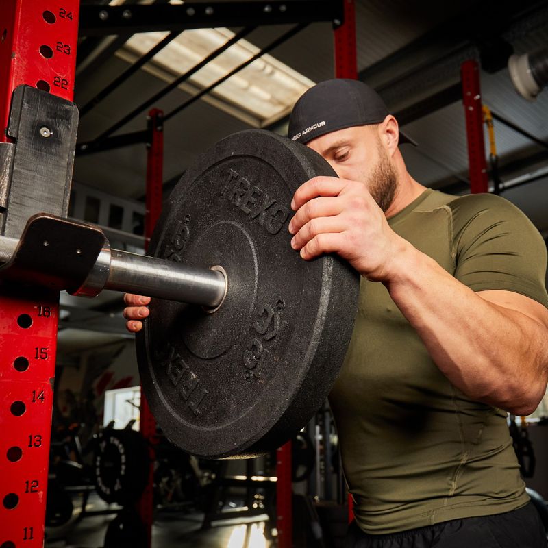 XTREXO fekete bumper olimpiai súlytárcsa 10 kg TRX-BMP010 10