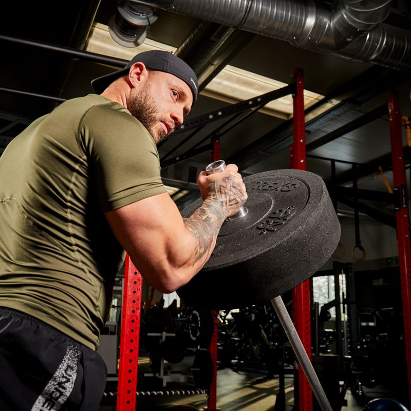 XTREXO fekete bumper olimpiai súlytárcsa 20 kg TRX-BMP020 7