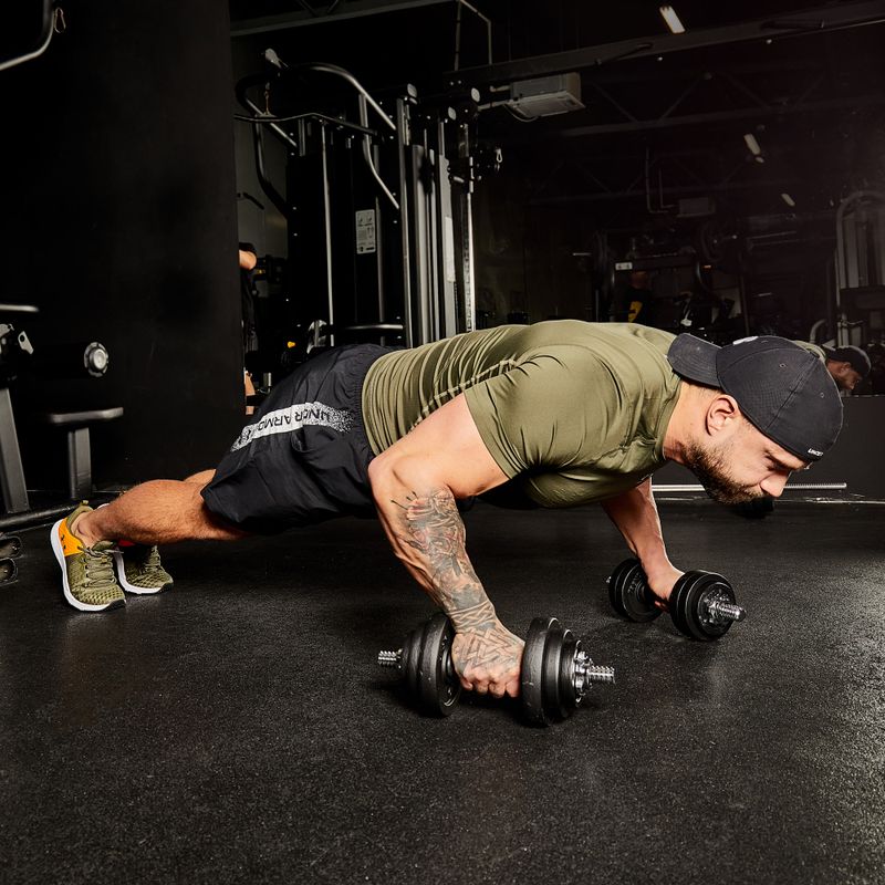 XTREXO rúddal ellátott súlyzókészlet 50 kg DK50 9