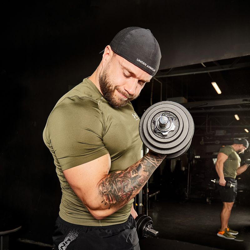 XTREXO rúddal ellátott súlyzókészlet 50 kg DK50 7