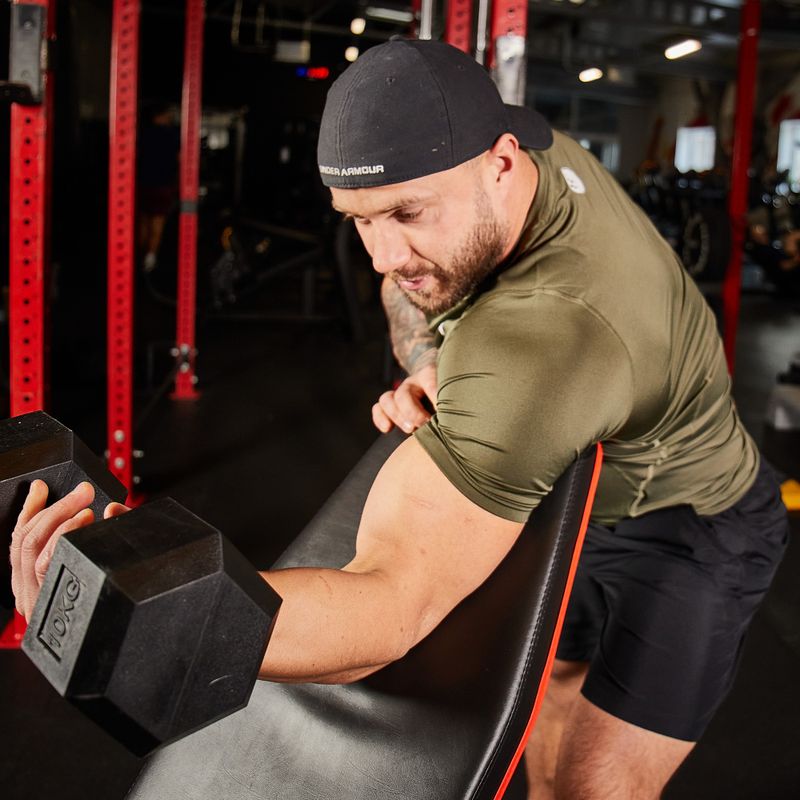 XTREXO Hex gumírozott súlyzó 10 kg HXD100 7